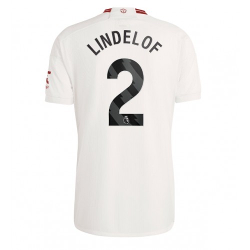 Fotballdrakt Herre Manchester United Victor Lindelof #2 Tredjedrakt 2023-24 Kortermet